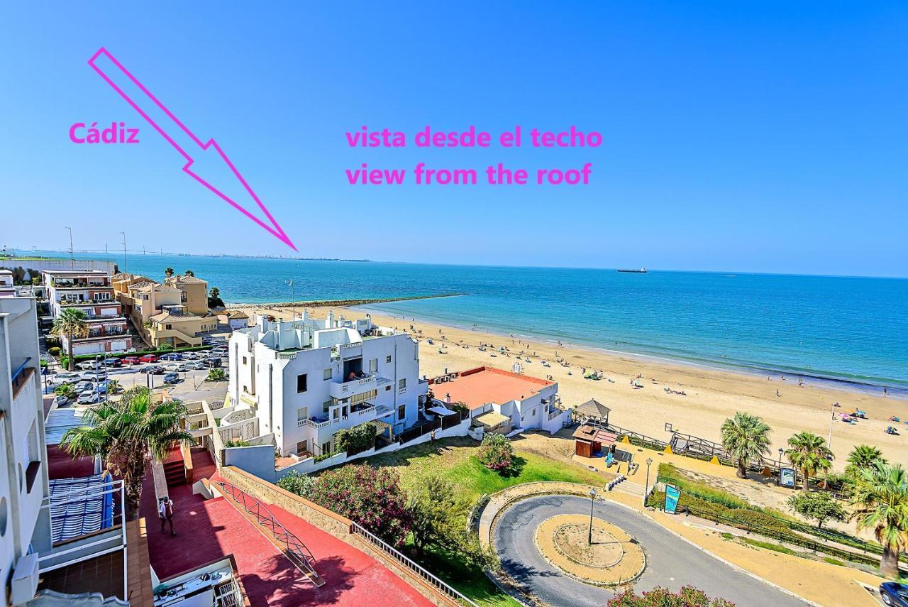 Ocean Sunset Beachfront House With Terraces El Puerto de Santa María Eksteriør bilde